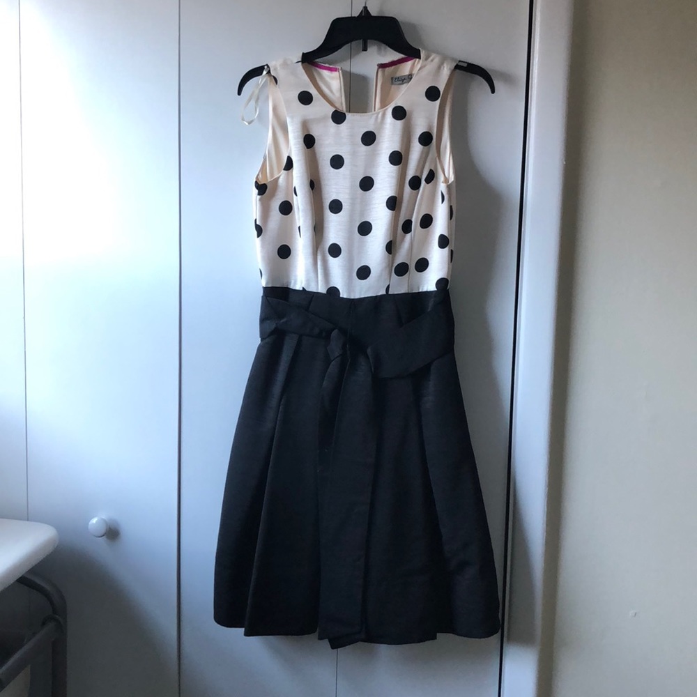 Size 2 Eliza J. Polka dot dress